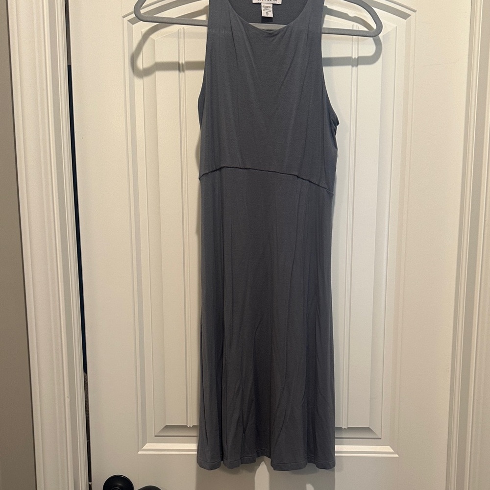 Athleta Charcoal Midi Dress